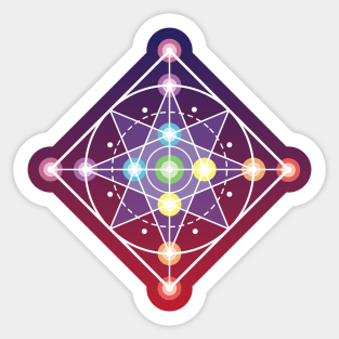 Chakra Flower Sticker